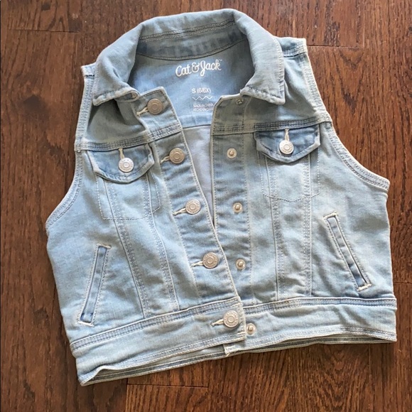 cat jean vest